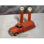 DINKY STUDEBAKER PETROL TANKER WITH TWO SHELL PETROL PUMPS INCLUDING HOSES
