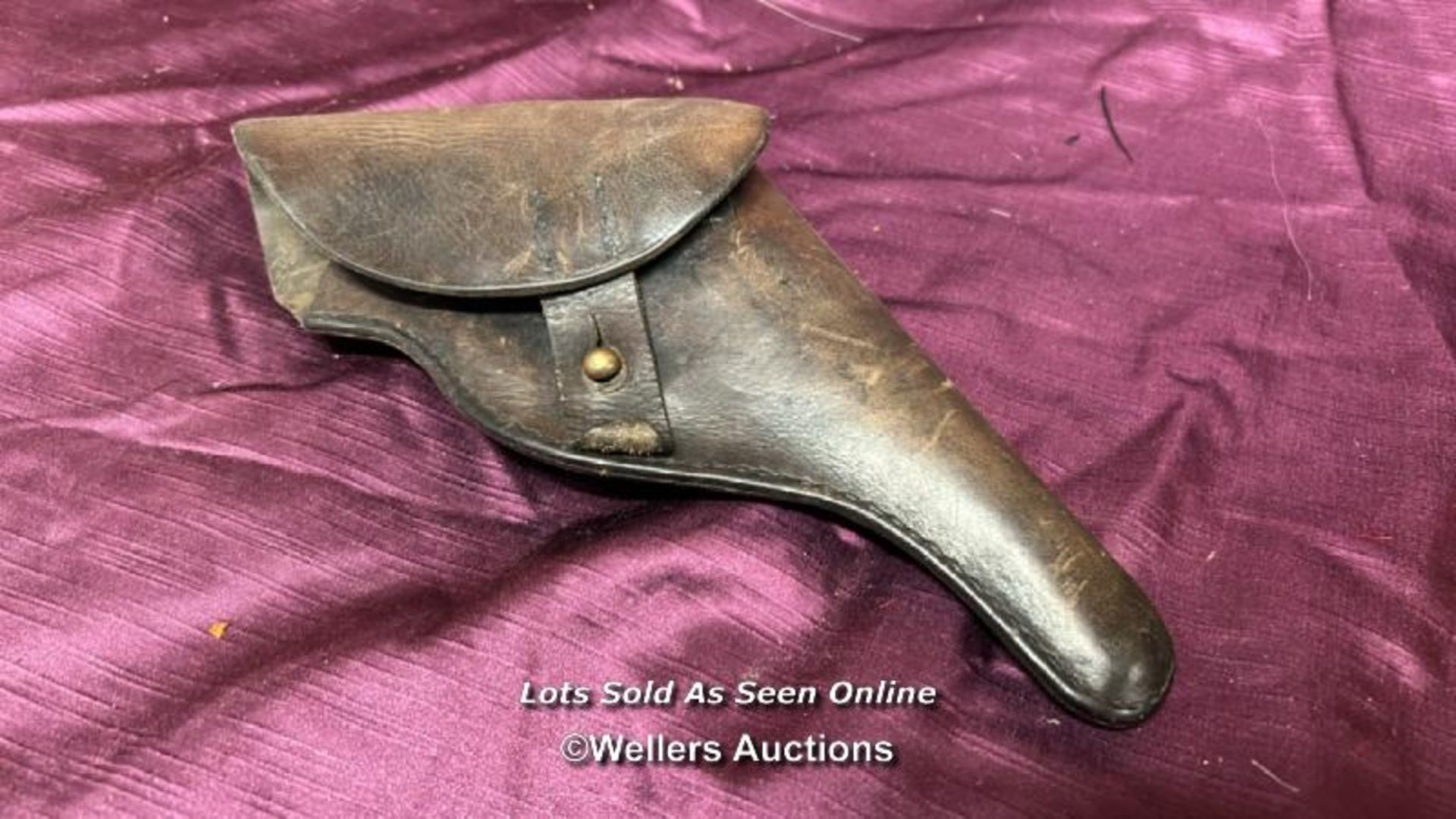 BOER WAR PERIOD LEATHER REVOLVER CASE - Image 2 of 4