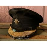 OFFICERS HAT, WITH BOX FOR MAJOR E G HORABIN OF CAMBERLEY