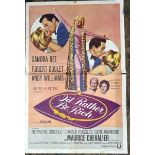 I'D RATHER BE RICH STARRING SANDRA DEE, ORIGINAL FILM POSTER, 64/238, 68.5CM W X 104CM H