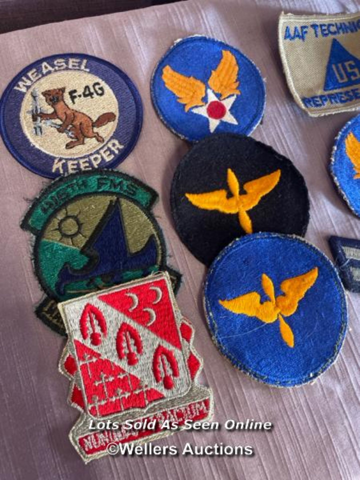 SELECTION OF AMERICAN ARMY AIRFORCE FORMATION PATCHES - Image 2 of 3