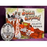 1974 SWAN UPPING BY JULIETTE PALMER, NICELY ILLUSTRATED, FEATURES LOTS OF LOCAL CELEBRITIES INC.