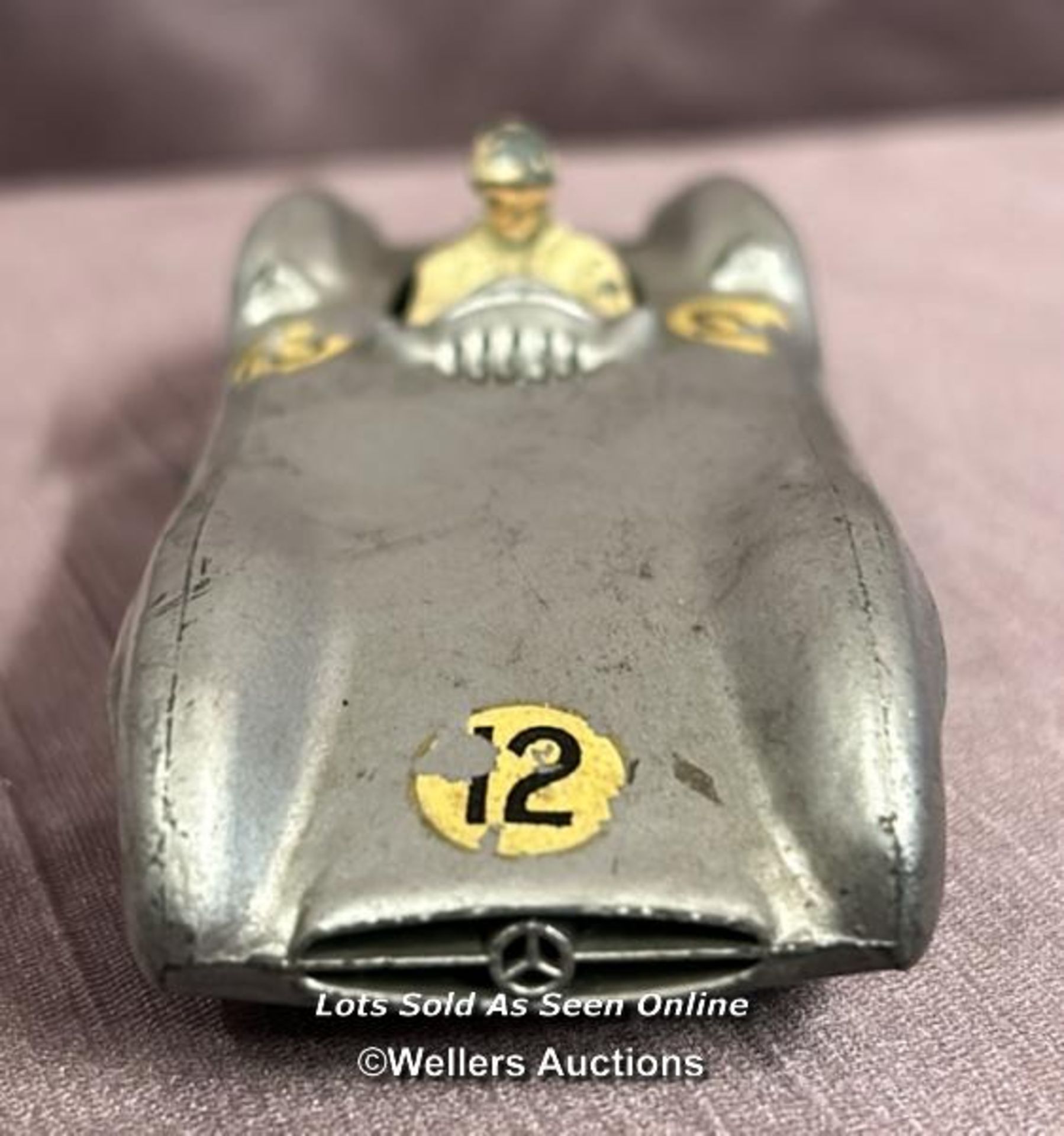 THE CRESCENT TOY COMPANY DIE CAST MERCEDES BENZ 2.5LT GRAND PRIX RACING CAR - Bild 4 aus 5