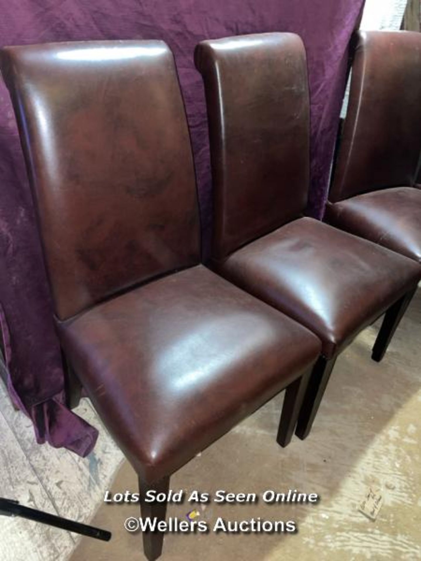 SIX CONTEMPORARY DINING CHAIRS, 53 X 50 X 103CM - Image 2 of 2