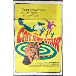 THE CAPE TOWN AFFAIR, ORIGINAL FILM POSTER, PRINTED IN THE USA, 69CM W X 104CM H