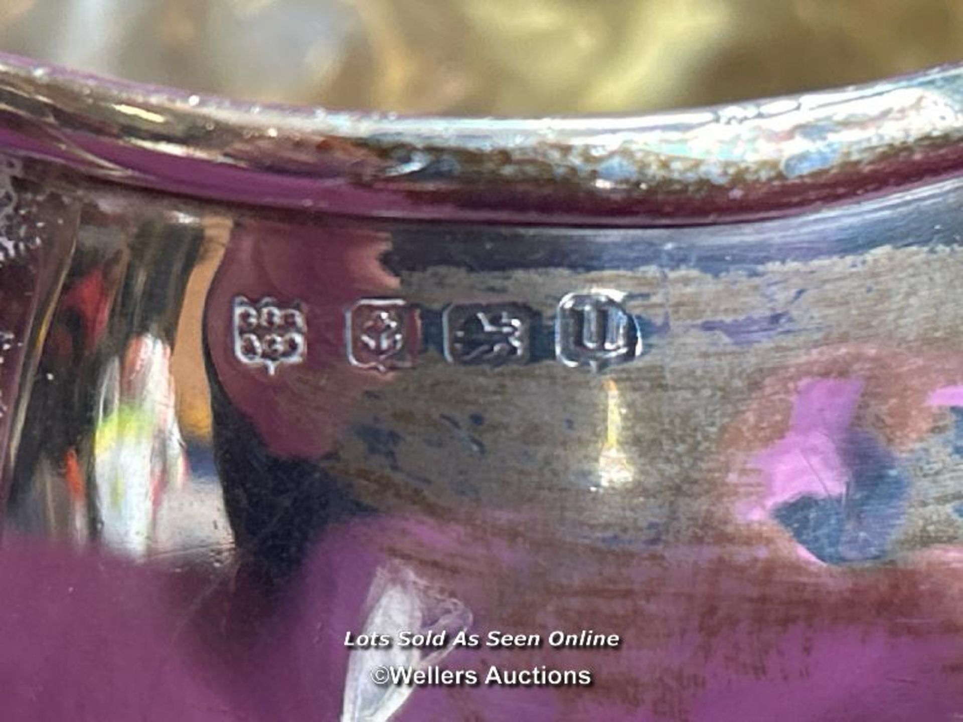 SMALL HALLMARKED SILVER CUP, HEIGHT 8CM, WEIGHT 96GMS - Image 2 of 5