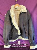 VINTAGE IRWIN STYLE FLYING JACKET (SOME DAMAGE TO ARM)