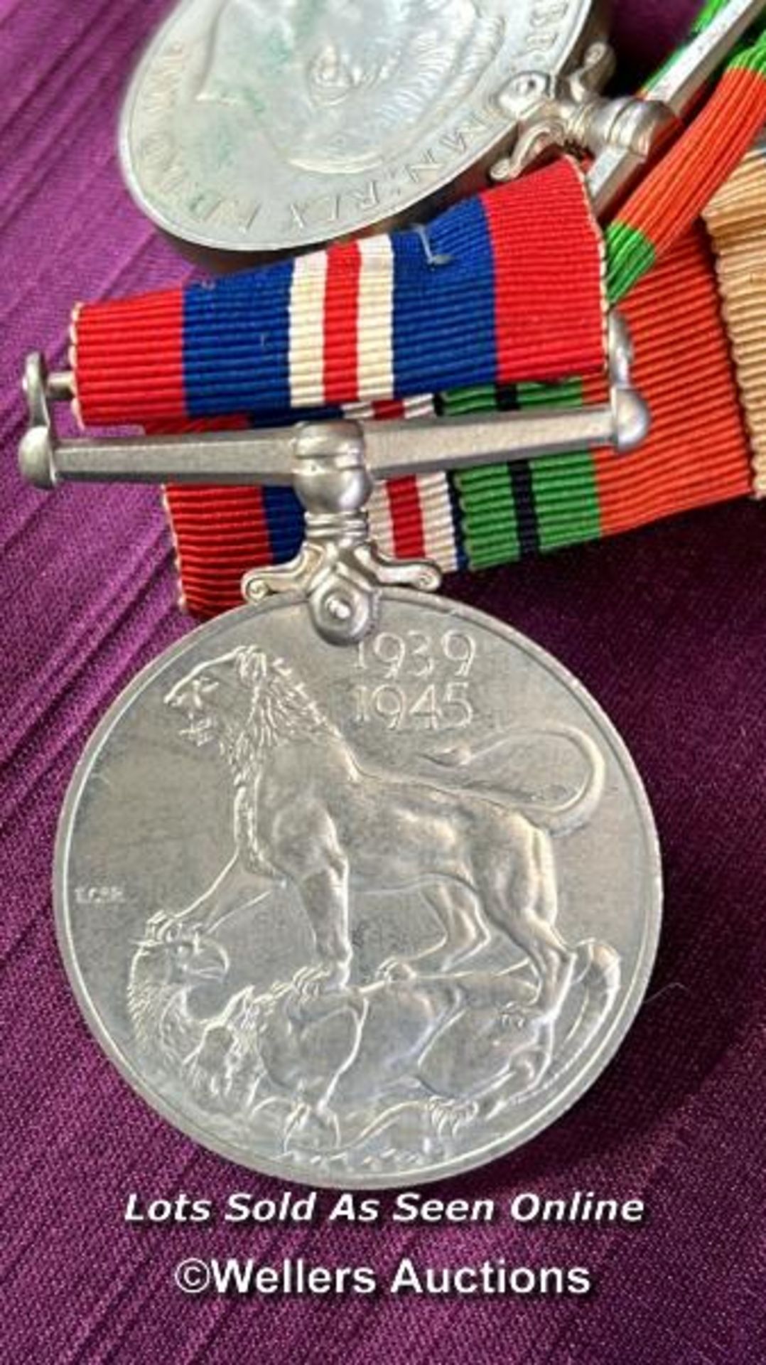 SET OF ASSORTED WORLD WAR ONE AND WORLD WAR TWO MILITARY MEDALS AWARDED TO LIEUTENANT J. W. BUCKLEY, - Image 15 of 22