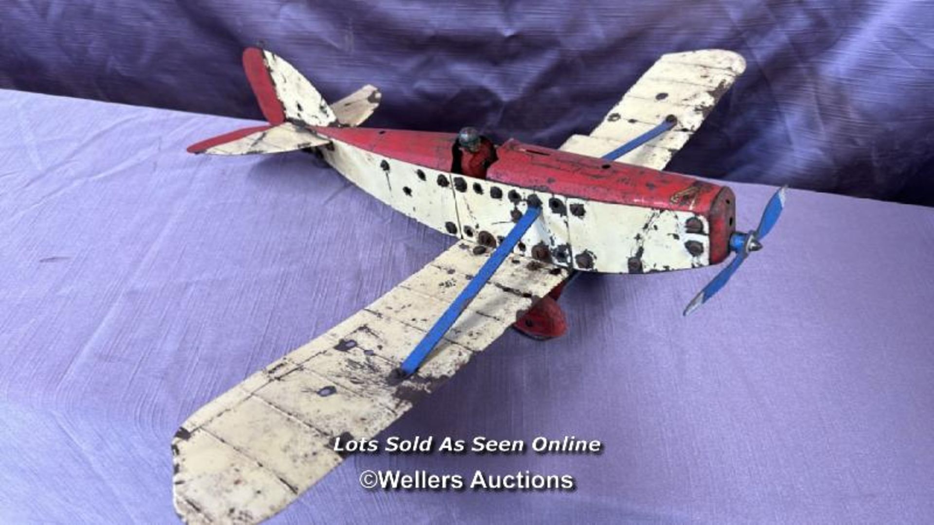 MECCANO CONSTRUCTOR AIRPLANE NO. 1, 1931 - Image 2 of 6