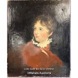 AFTER JOSHUA REYNOLDS, OIL ON CANVAS DEPICTING A PORTRAIT OF A YOUNG LADY, UNSIGNED, 50 X 61CM