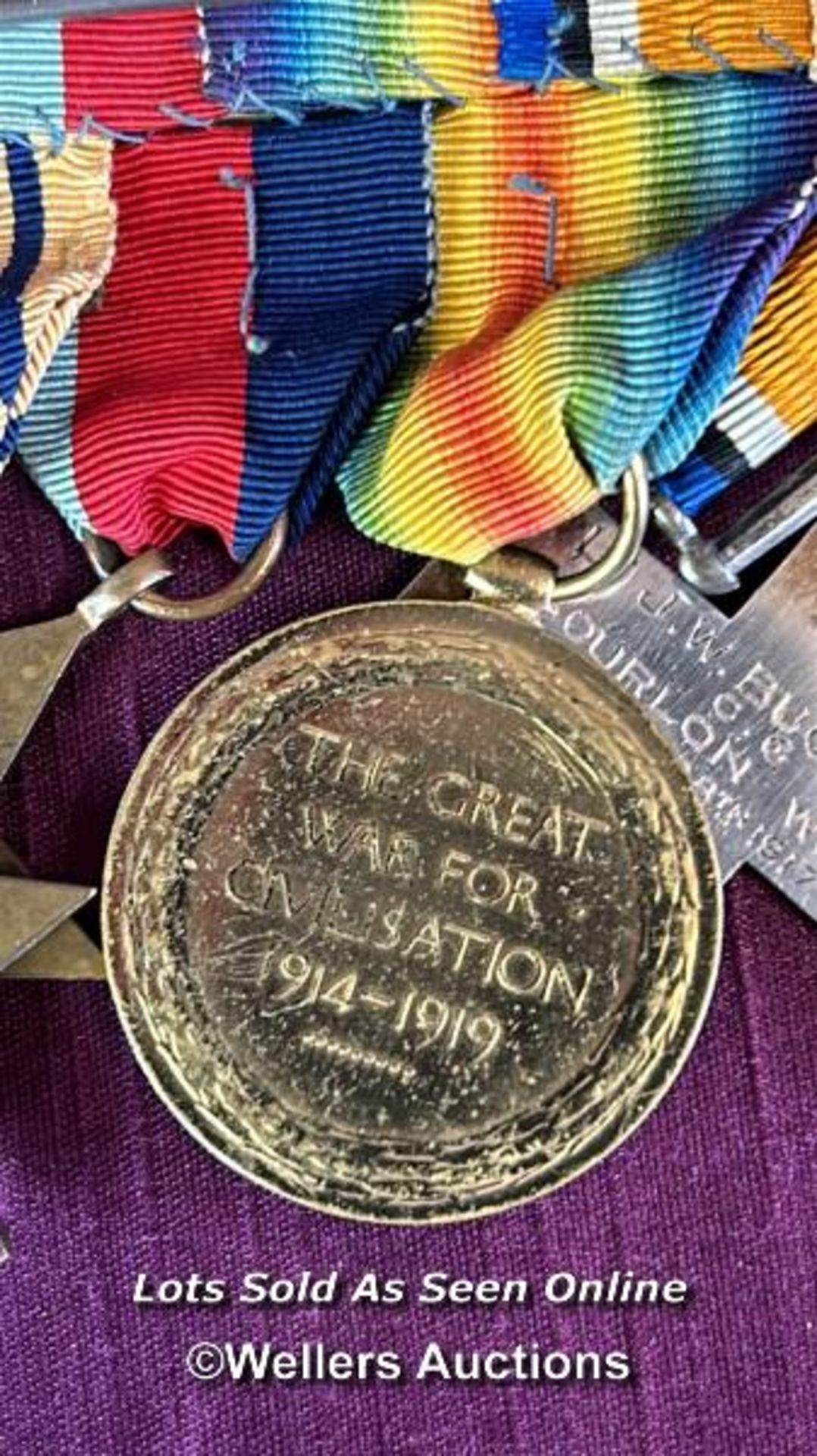 SET OF ASSORTED WORLD WAR ONE AND WORLD WAR TWO MILITARY MEDALS AWARDED TO LIEUTENANT J. W. BUCKLEY, - Image 8 of 22