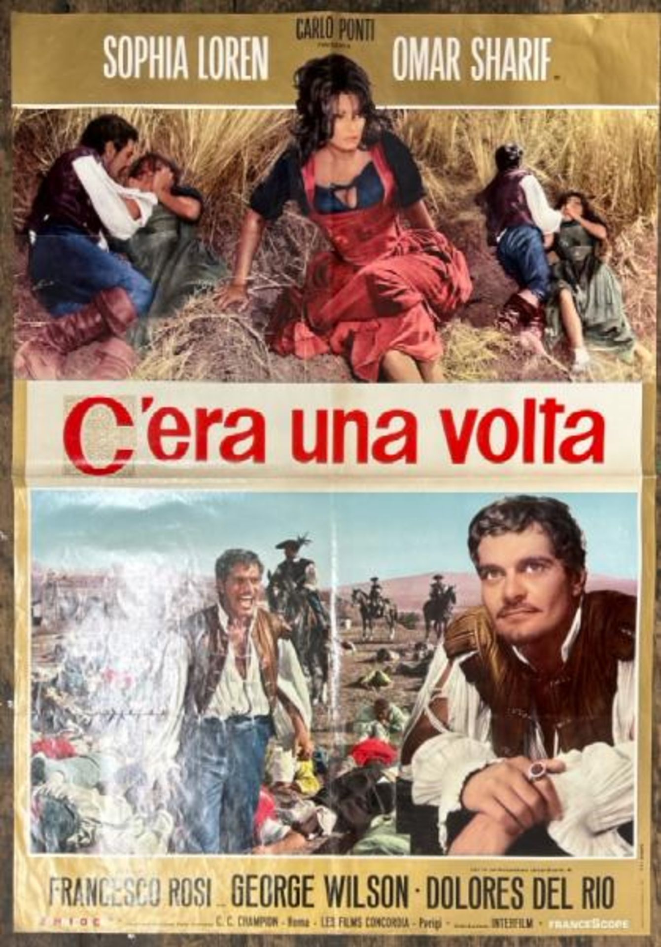 C'ERA UNA VOLTA, ORIGINAL FILM POSTER, 66.5CM W X 105CM H