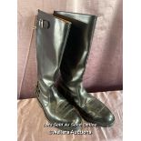 POLICE MOTORCYCLE BOOTS, UN-USED STOCK, SIZE 42