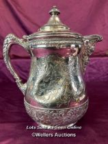 A SILVER PLATED JUG MADE BY MIDDLETOWN PLATE CO., HEIGHT 29CM