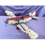 MECCANO CONSTRUCTOR AIRPLANE NO. 1, 1931