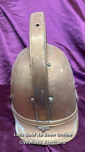 19TH CENTURY FRENCH SAPEURS-POMPIERS HELMET - Bild 4 aus 5