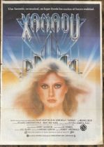 XANADU STARRING OLIVIA NEWTON-JOHN AND GENE KELLY, ORIGINAL FILM POSTER, 71CM W X 100CM H