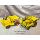 TWO DINKY SUPERTOYS MUIR HILL DUMPERS