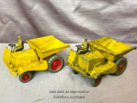 TWO DINKY SUPERTOYS MUIR HILL DUMPERS