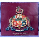 MIDLAND COMPANY RAILWAY CREST, CIRCA 1840'S, 51 X 45.5CM