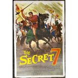 THE SECRET 7, ORIGINAL FILM POSTER, LITHO IN THE USA, 66/113, 68.5CM W X 104CM H