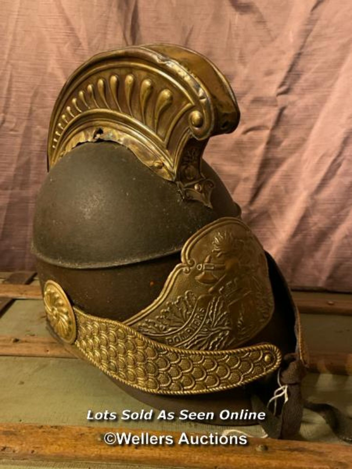 CIRCA 1800 FRENCH SAPEURS AND POMPIERS HELMET - Image 2 of 4