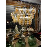 MURANO GLASS CHANDELIER, ORIGINAL STRUCTURE WAS COMMISSIONED BY BVLGARI AND HAVE BEEN CREATED FROM