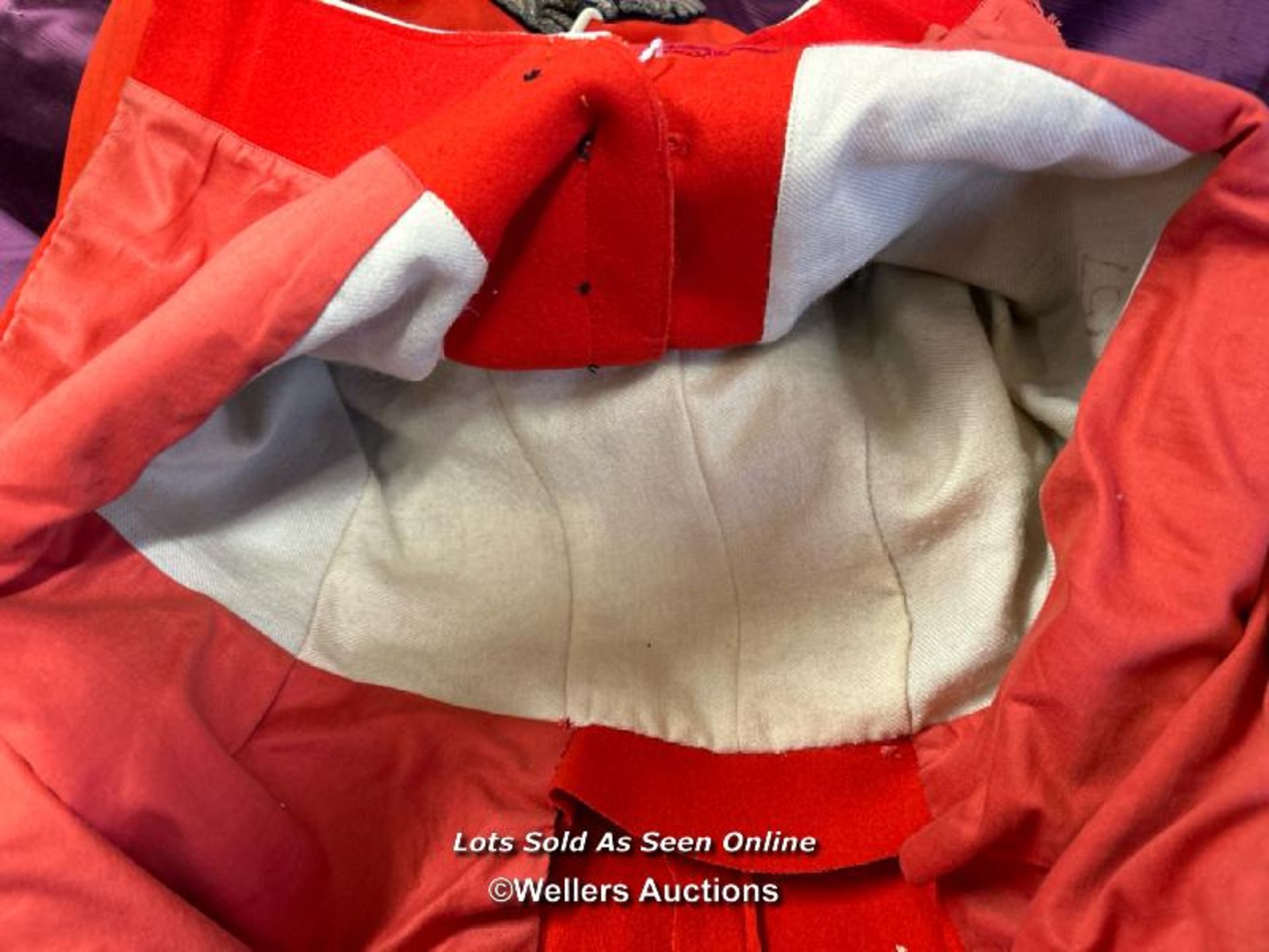 LORD LIEUTENANT ORNATE RED MILITARY DRESS TUNIC - Bild 5 aus 6