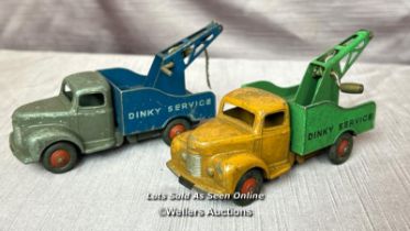 TWO DINKY COMMER BREAKDOWN TRUCKS