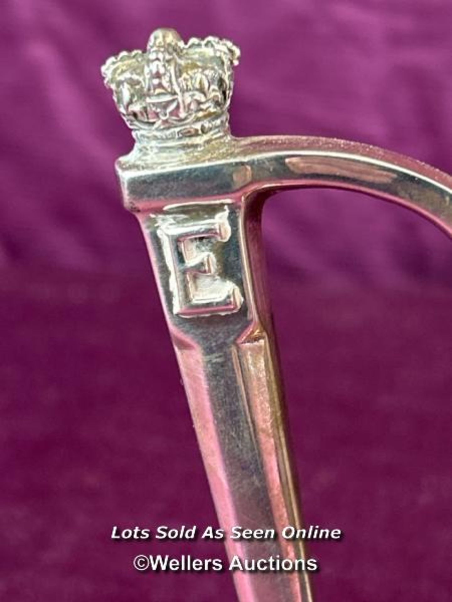 HALLMARKED SILVER TANKARD BY ASPREY OF LONDON, WITH CROWN HANDLE, INSCRIBED WHBL, HEIGHT 12CM, - Image 3 of 7