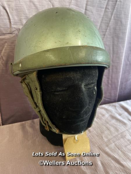 1950'S GENO PARIS FRENCH MOTORCYCLE HELMET