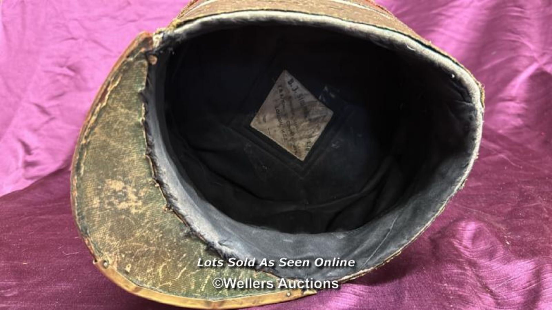 19TH CENTURY THEATRICAL SHAKO, MADE BY B J SIMMONS AND CO LTD - Image 4 of 5