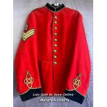 GEORGE 5TH ROYAL ENGINEERS STAFF SERGEANT PARADE TUNIC