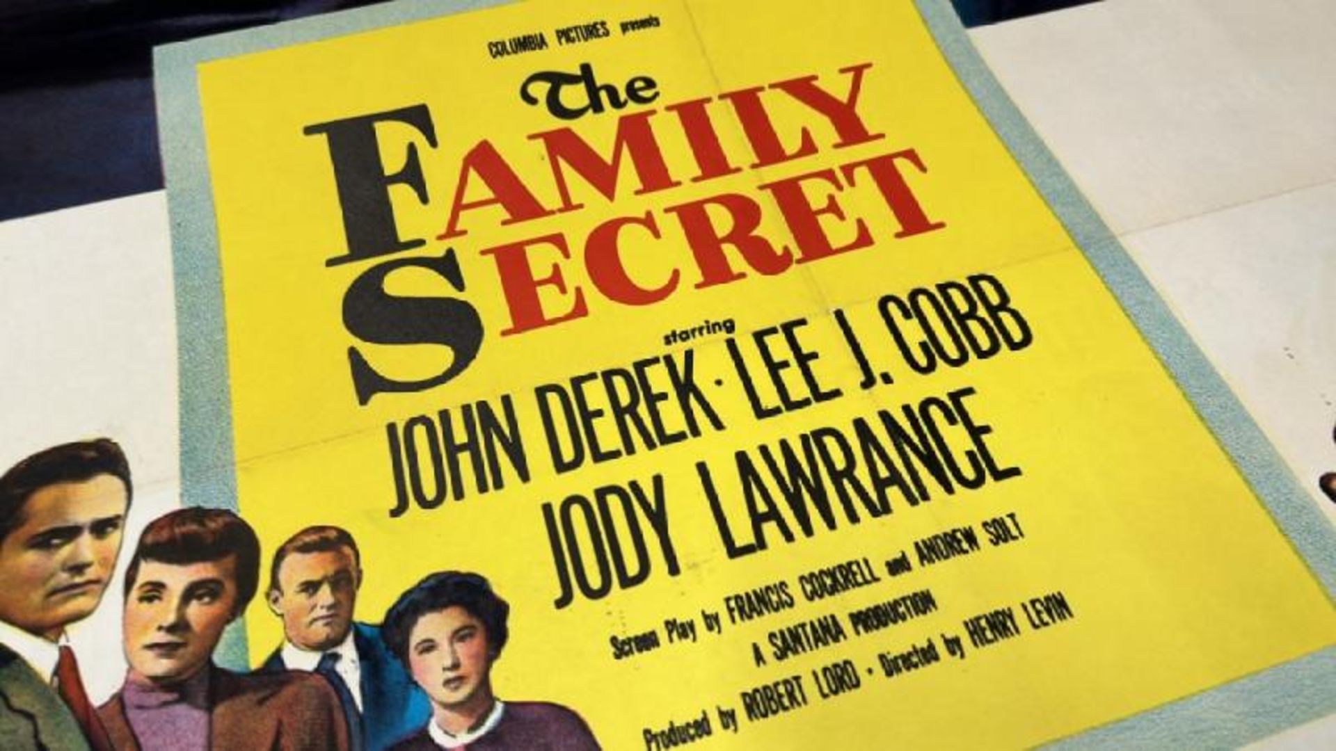 THE FAMILY SECRET ORIGINAL FILM POSTER, 51/356, PRINTED IN THE USA, 69.5CM W X 104CM H - Image 3 of 6
