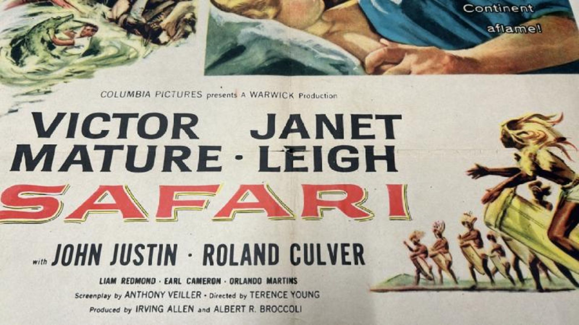 SAFARI, ORIGINAL FILM POSTER, 56/147, 69CM W X 104CM H - Image 3 of 4