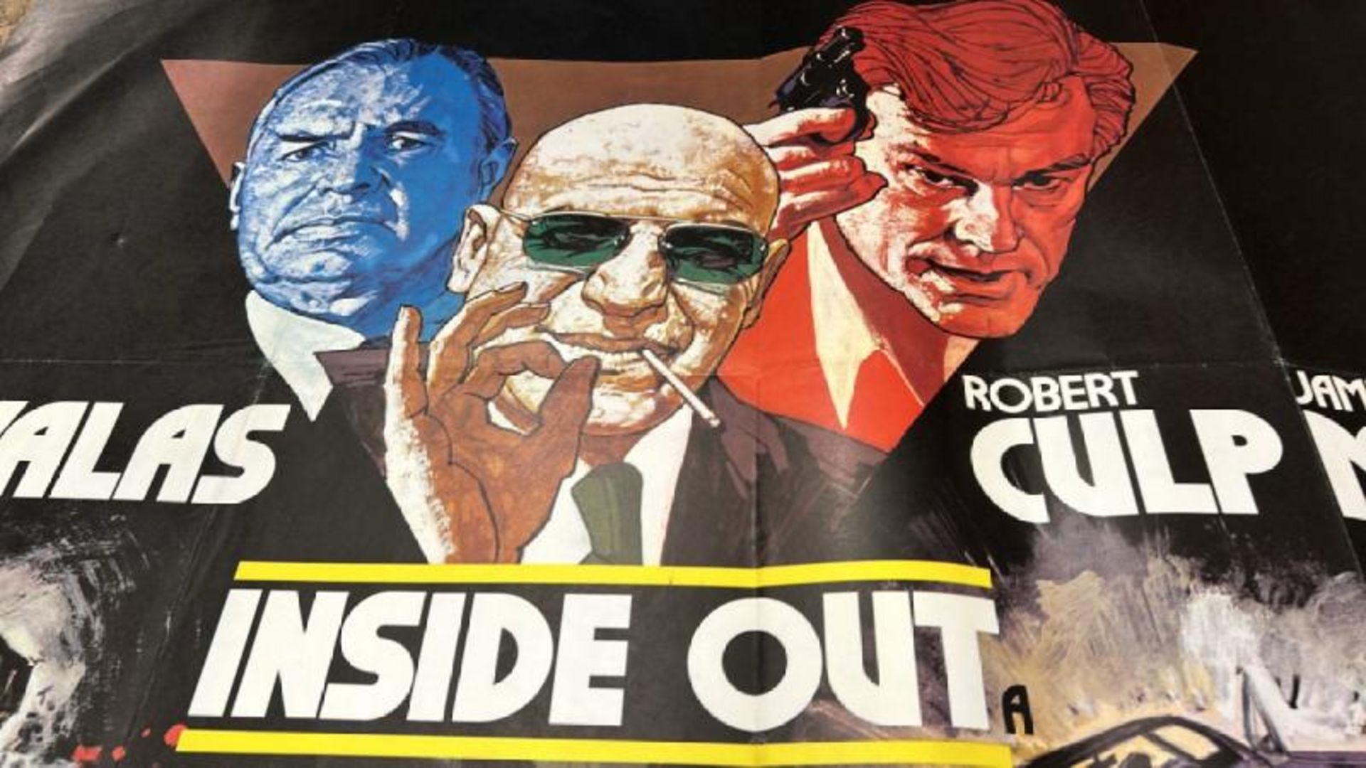 INSIDE OUT ORIGINAL POSTER PRINTED IN ENGLAND BY W. E. BERRY LTD BRADFORD, 101CM W X 77CM H, A - Image 4 of 6