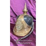 19TH CENTURY PICKELHAUBE HELMET