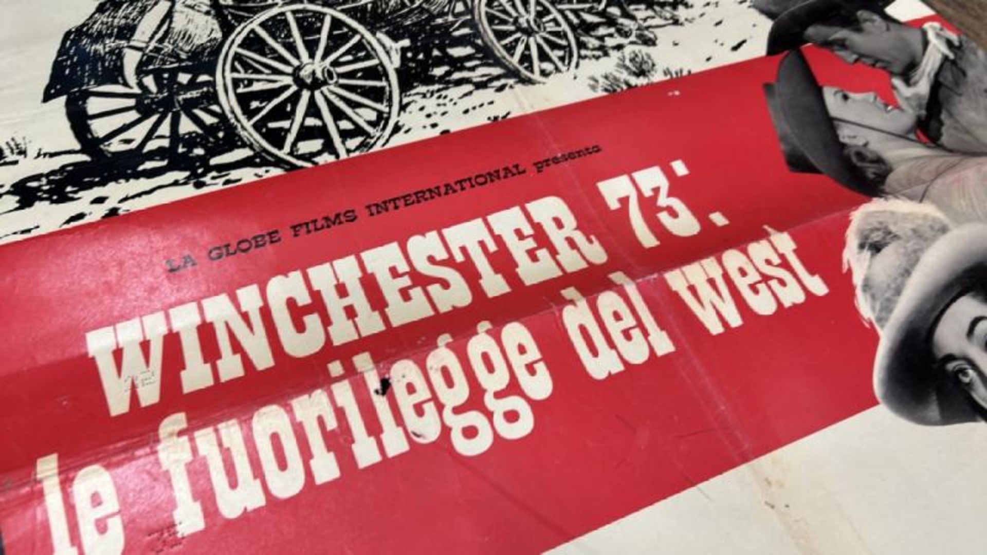 WINCHESTER 73' LE FUORILEGGE DEL WEST, ORIGINAL FILM POSTER, 68CM W X 104CM H - Image 3 of 5