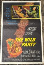 THE WILD PARTY STARRING CAROL OHMART, ORIGINAL FILM POSTER, 56/532, 68CM W X 104CM H