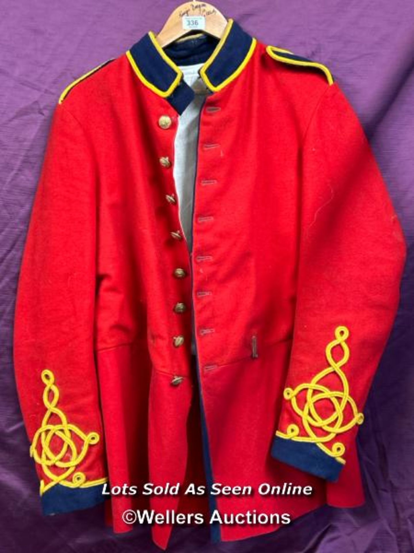 KINGS DRAGOON RED MILITARY DRESS TUNIC