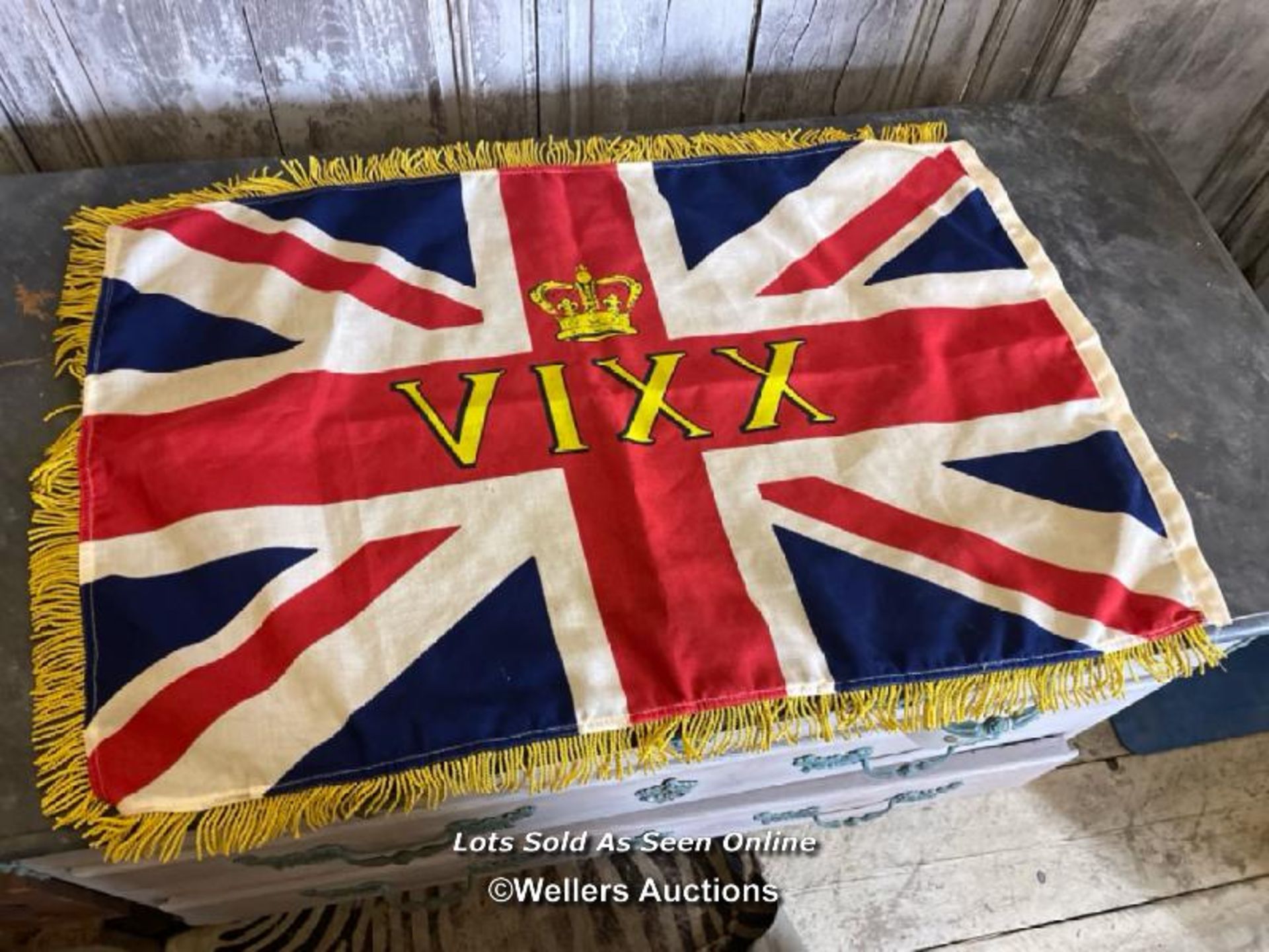 REGIMENTAL FLAG, VIXX, 91 X 57CM