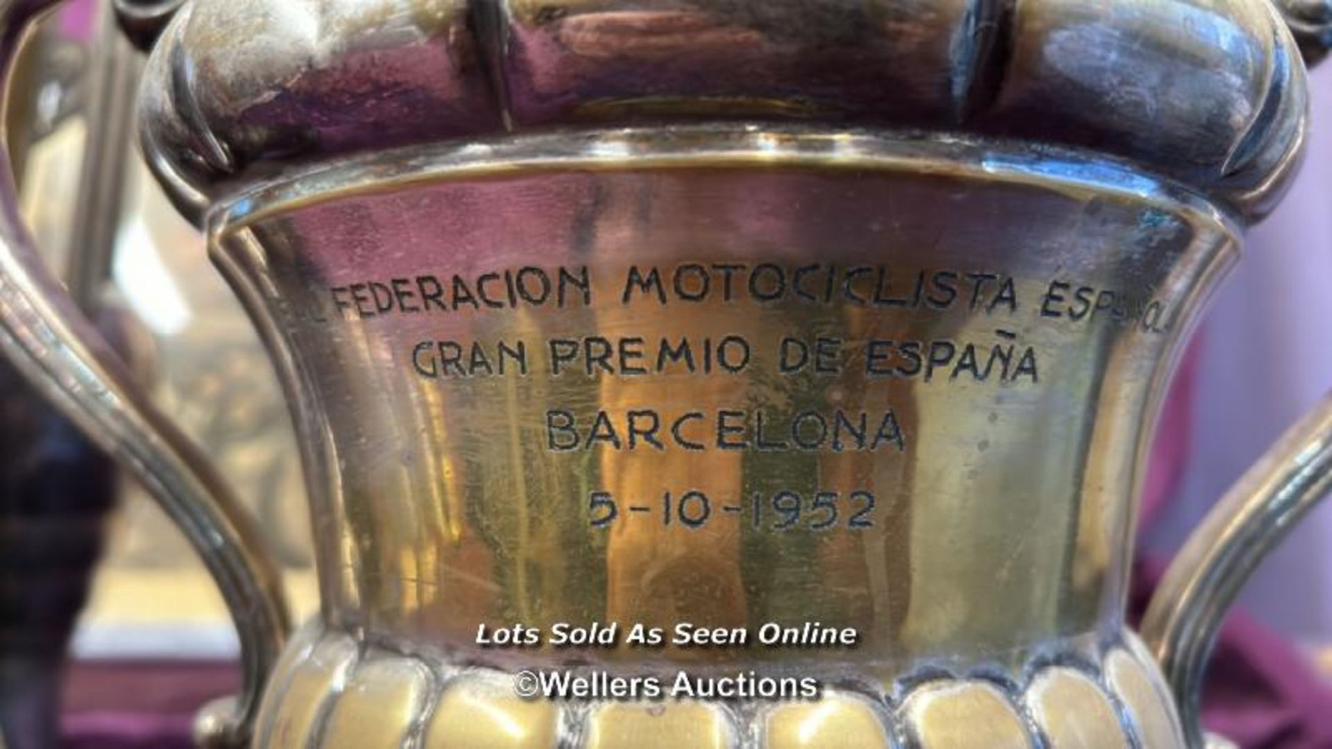 LESLIE GRAHAM (1911-1953) BRITISH ROAD MOTORCYCLE RACER - A COLLECTION OF SIX TROPHIES WON OVER - Image 3 of 18