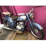 PEUGEOT 125 1955 MOTORCYCLE, FOR RESTORATION - This lot is located away from the auction site, to