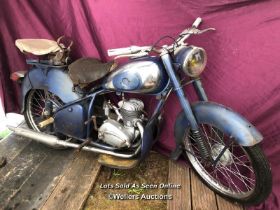 PEUGEOT 125 1955 MOTORCYCLE, FOR RESTORATION - This lot is located away from the auction site, to