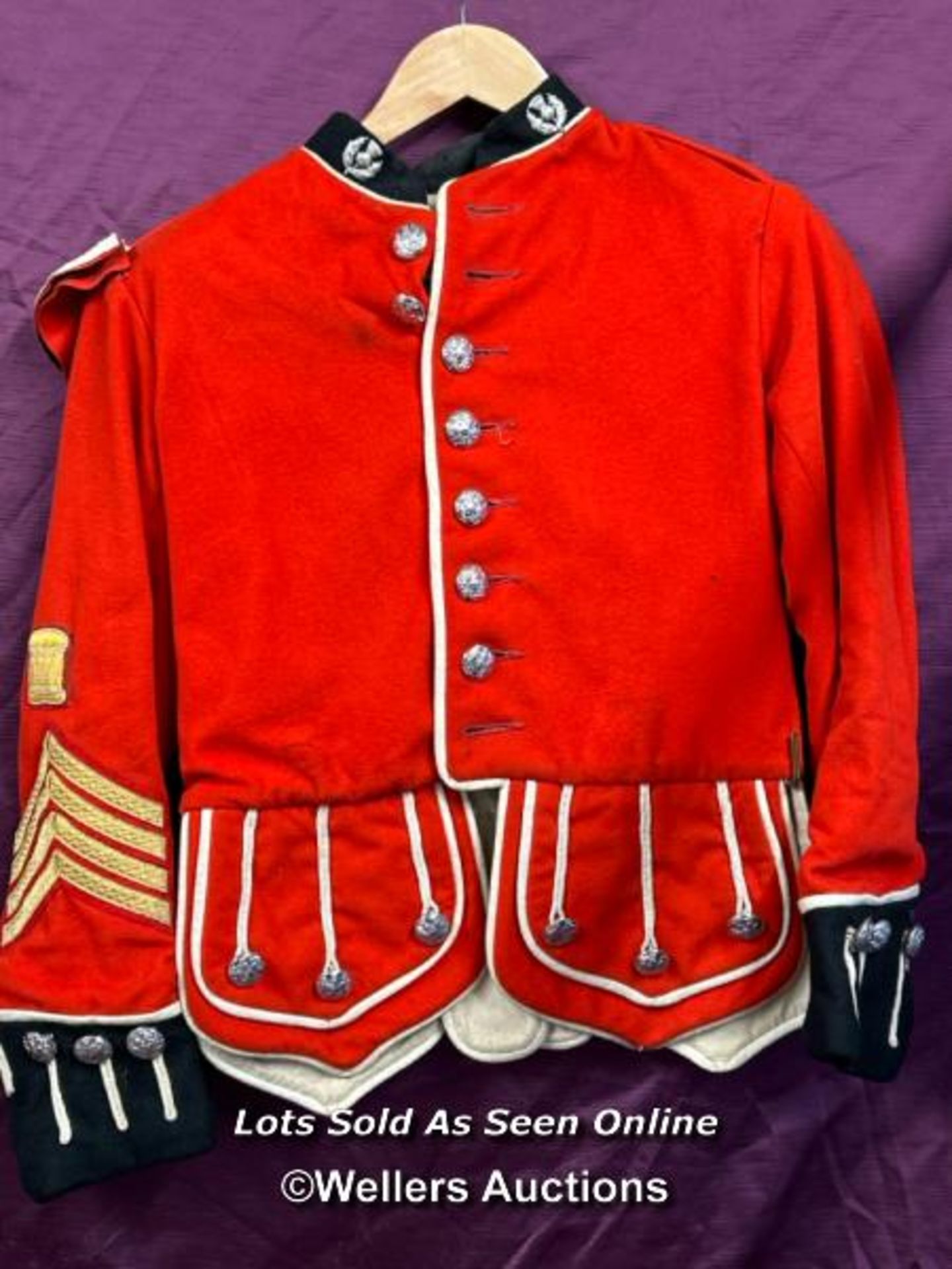 SCOTTISH RED MILITARY DRESS TUNIC