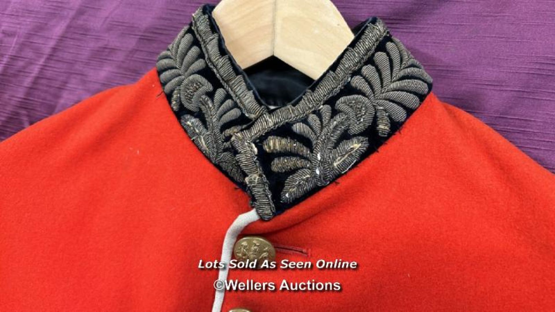LORD LIEUTENANT ORNATE RED MILITARY DRESS TUNIC - Bild 2 aus 6