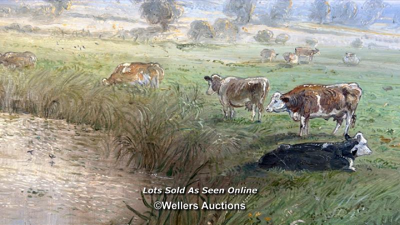 JOHN MACE (BORN 1947), OIL ON BOARD DEPICTING A COUNTRY SCENE IN A DECORATIVE GILT FRAME, SIGNED AND - Image 2 of 7