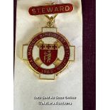 1965 ROYAL MASONIC STEWARDS BADGE