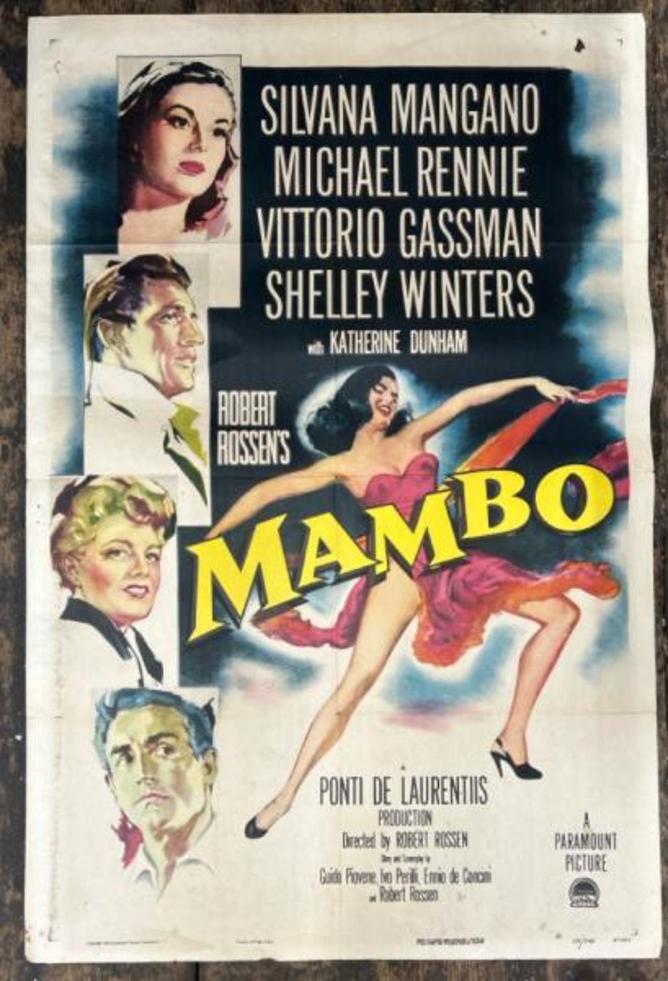 MAMBO, ORIGINAL FILM POSTER, 54/465, 68.5CM X 104CM H