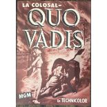 LA QUO VADIS, ORIGINAL FILM POSTER, 39.5CM W X 56CM H